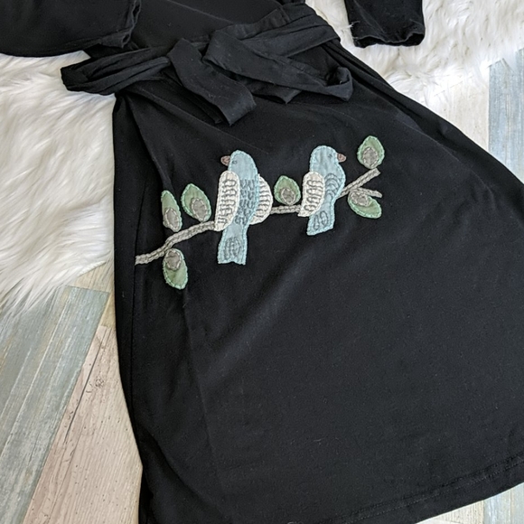 Synergy Love Birds on a Branch Tie Waist Dress S - Picture 6 of 12